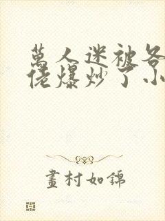 《万人迷被各路大佬爆炒了小说》小说封面