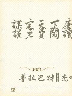 谋定天下唐诚小说免费阅读