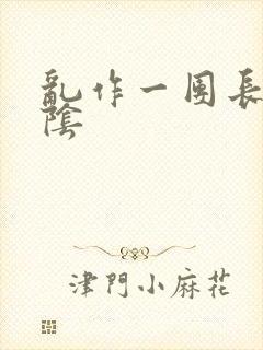 乱作一团长日光阴封面