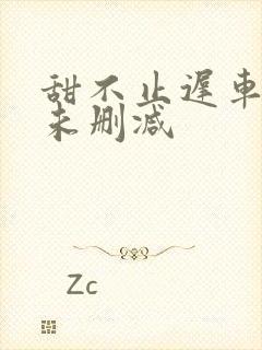 甜不止迟车浴室未删减