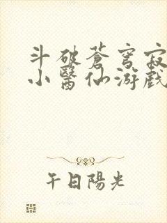 斗破苍穹寂寞的小医仙游戏世界