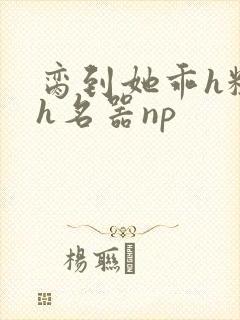 脔到她乖h粗话h名器np