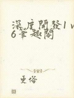 深度开发1 v6笔趣阁