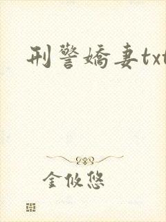 刑警娇妻txt