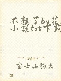 不想了by花卷小说txt下载