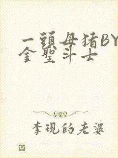 一头母猪BY黄金圣斗士