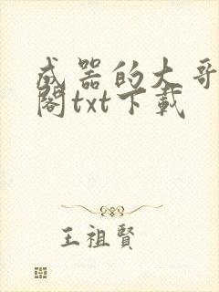 成器的大哥笔趣阁txt下载