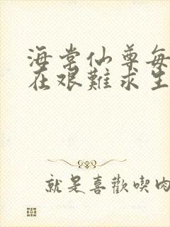 海棠仙尊每天都在艰难求生封面