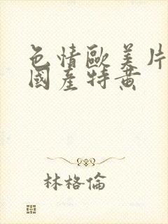 色情欧美片午夜国产特黄