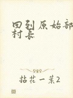 回到原始部落当村长