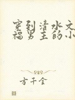 穿到清水文里造福男主的小说