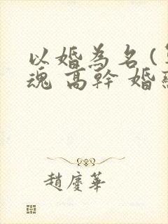 以婚为名 (军魂 高干 婚恋)