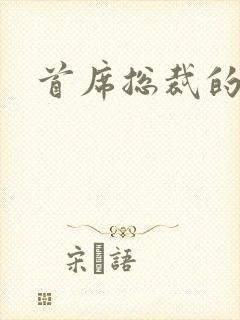 首席总裁的逃妻