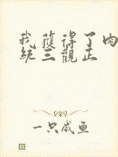 我获得了肉禽系统三观正