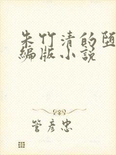 朱竹清的堕落改编版小说