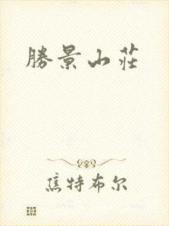 《胜景山庄》小说封面