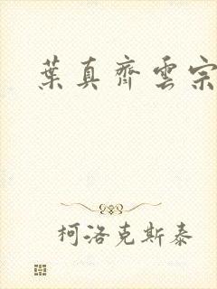 叶真齐云宗免费