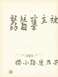 系统宿主被浇灌的日常