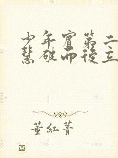 少年宾第二部珏慧破而后立