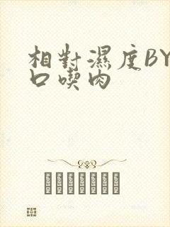 相对湿度BY大口吃肉