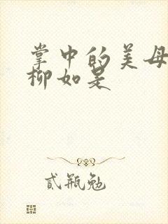 掌中的美母版主柳如是