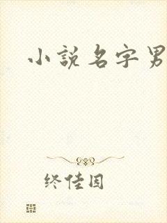 小说名字男生