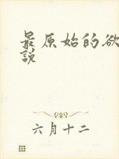 最原始的欲望小说