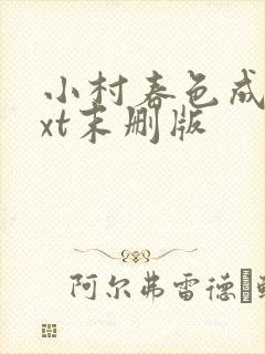 小村春色成刚txt末删版
