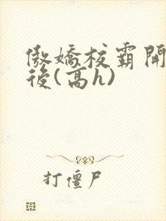 傲娇校霸开荤以后(高h)