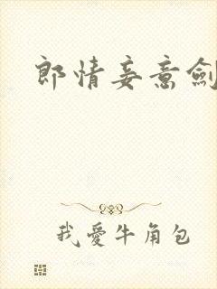 郎情妾意剑封面