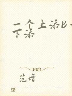 一个上添B一个下添