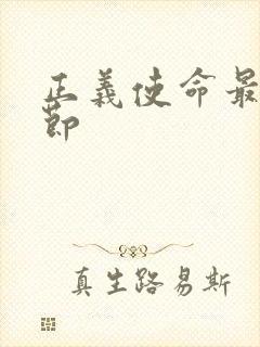 正义使命最新章节