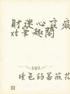 财迷心窍癫婆txt笔趣阁