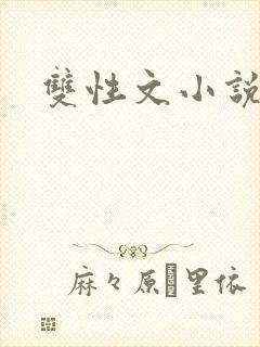 双性文小说