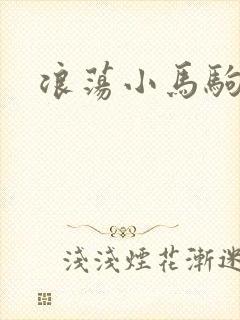 浪荡小马驹