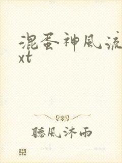 混蛋神风流史txt