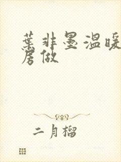 叶非墨温暖在厨房做