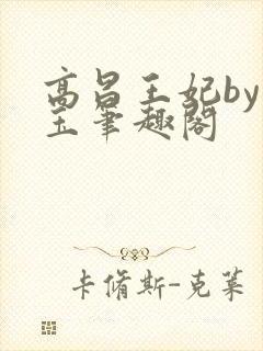 高昌王妃by黛玉笔趣阁