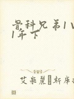 骨科兄弟1 V1年下封面