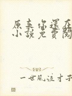 原来你还在这里小说免费阅读