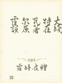 霍尔瓦特大街小说原著在线阅读