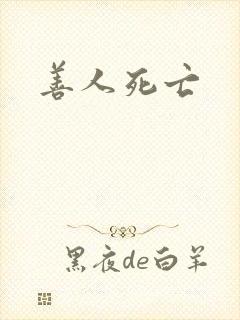 善人死亡封面