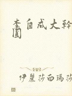 李自成大干陈圆圆