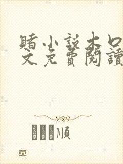 赌小说木口银全文免费阅读笔趣阁