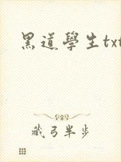 黑道学生txt