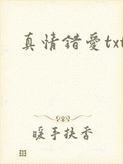 真情错爱txt