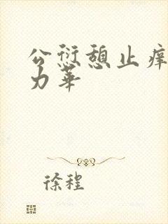 公愆憩止痒古悦力华