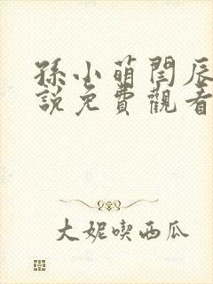 孙小萌闫辰的小说免费观看