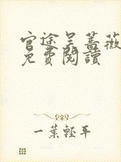 官途吴蔷薇全文免费阅读