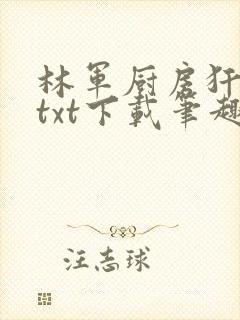 林军厨房犴妈妈txt下载笔趣阁